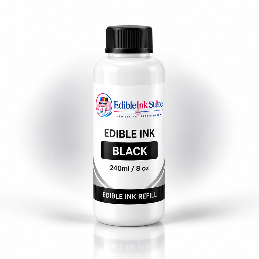 EdibleInkStore 240ml / 8 oz Edible Ink Refill Bottles for Canon Inkjet Printers