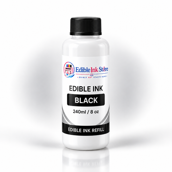 EdibleInkStore 240ml / 8 oz Edible Ink Refill Bottles for Canon Inkjet Printers