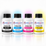 EdibleInkStore 100ml / 3.5 oz Edible Ink Refill Bottles for Canon Inkjet Printers