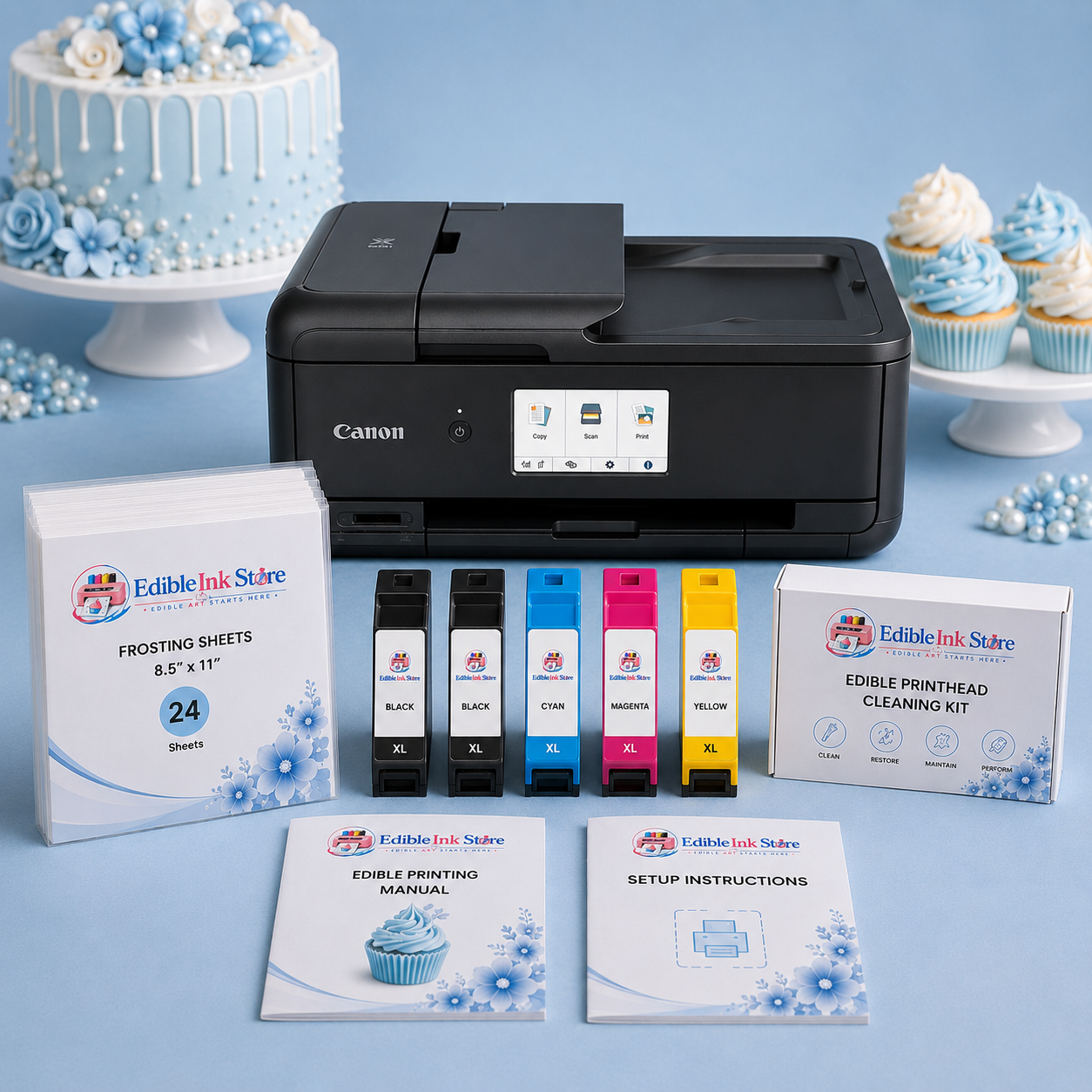EdibleInkStore Commercial Bakery Edition – Prestige Edible Printer Bundle