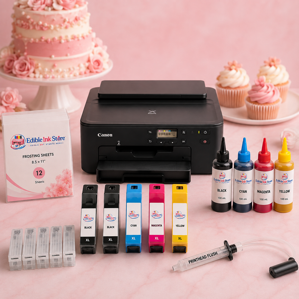 EdibleInkStore Entry-Level Home Baker Prestige Edible Printer Signature Bundle