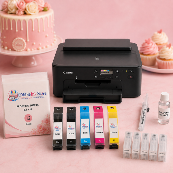 EdibleInkStore Entry-Level Home Baker Premier Edible Printer Essential Bundle