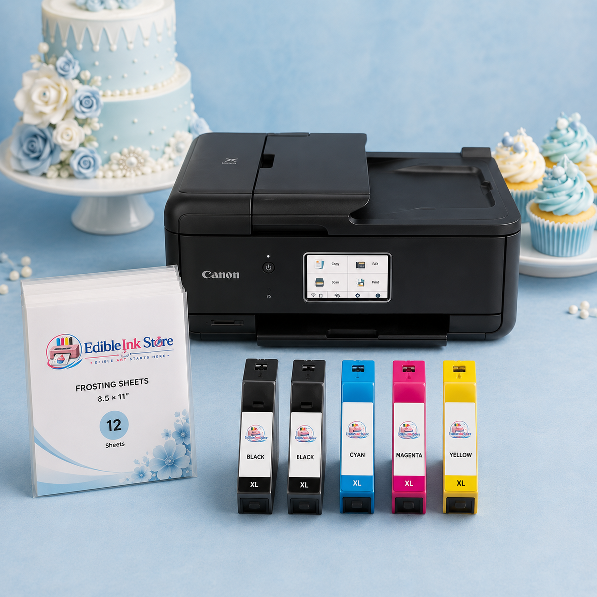 EdibleInkStore Ultimate Home Baker Prime Edible Printer Starter Bundle