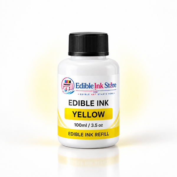 EdibleInkStore 100ml / 3.5 oz Edible Ink Refill Bottles for Canon Inkjet Printers